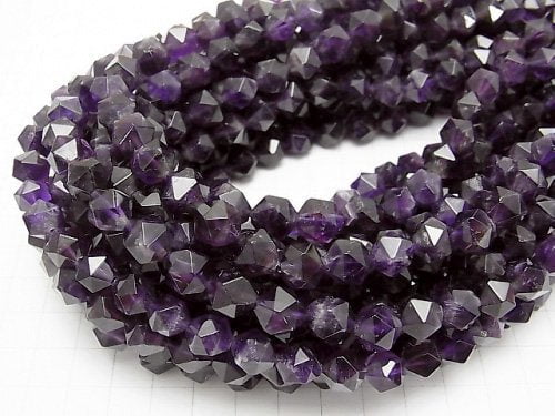 Amethyst AA 24Faceted Round 10mm half or 1strand beads (aprx.15inch/37cm)