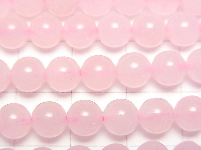 [Video] Rose Quartz Round 6mm 1strand beads (aprx.15inch/37cm)