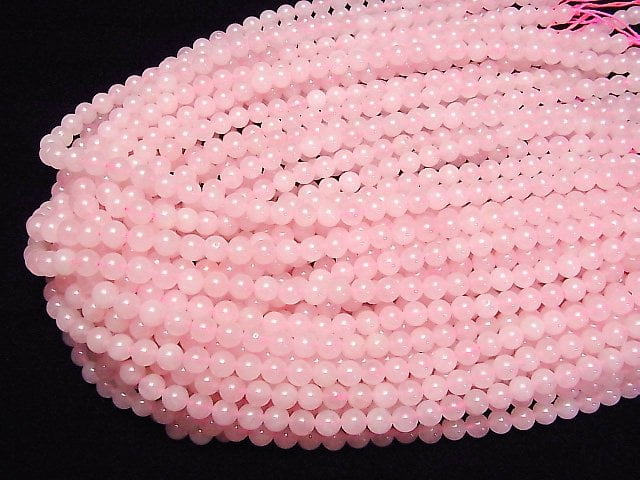 [Video] Rose Quartz Round 6mm 1strand beads (aprx.15inch/37cm)