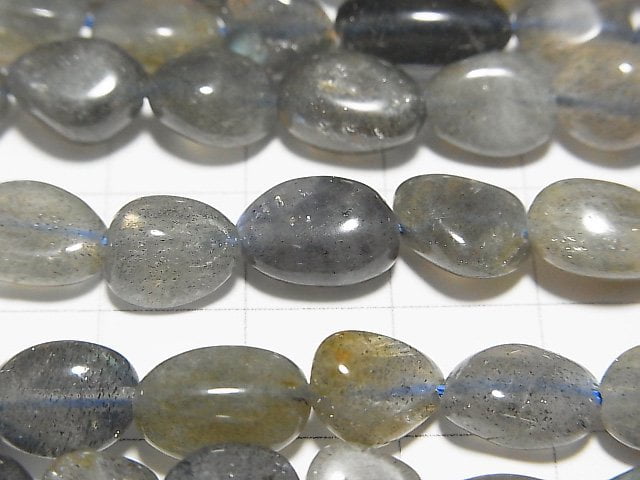 1strand $5.79! Labradorite AA++ Small Size Oval -Nugget  1strand beads (aprx.12inch/30cm)