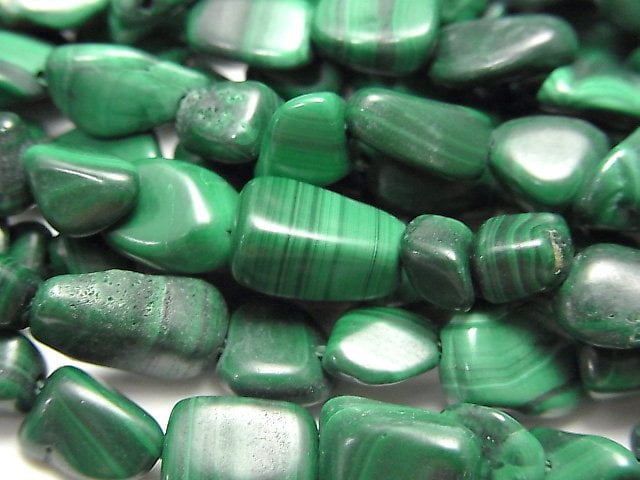 Malachite, Nugget Gemstone Beads