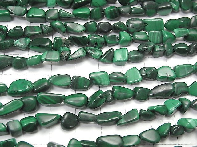 Malachite AA++ Nugget  1strand beads (aprx.15inch/36cm)