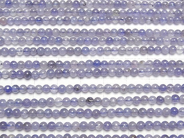 [Video]Tanzanite AA+ Round 3mm 1strand beads (aprx.15inch/37cm)