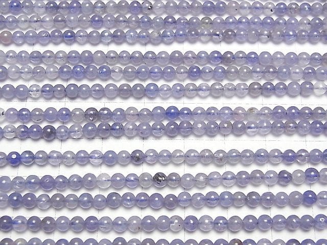 [Video]Tanzanite AA+ Round 3mm 1strand beads (aprx.15inch/37cm)