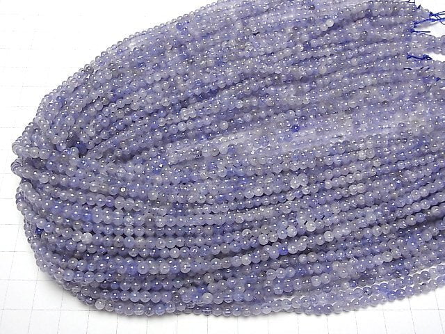 [Video]Tanzanite AA+ Round 3mm 1strand beads (aprx.15inch/37cm)