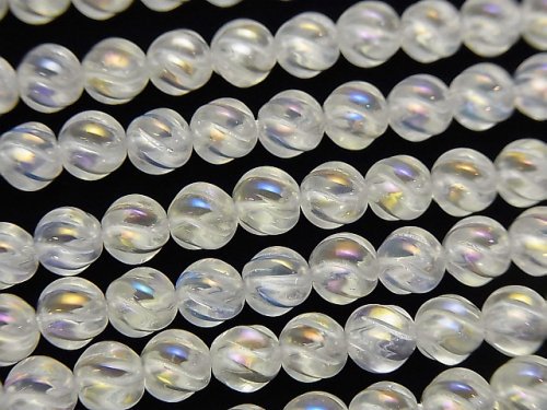 Flash Crystal, Twist Gemstone Beads