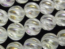 Flash Crystal, Round, Twist Gemstone Beads