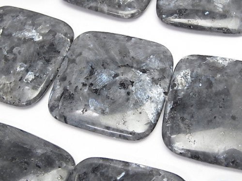 Larvikite, Rectangle Gemstone Beads