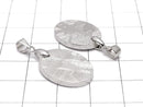 Meteorite  Oval Pendant 20x15mm 1pc