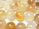 [Video] Yellow Hematoid Quartz Round 12mm half or 1strand beads (aprx.15inch/36cm)