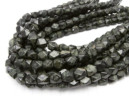 [Video] 1strand $8.79! Kambaba Jasper rectangle Faceted Tube 11x9x9 mm 1strand beads (aprx.15inch / 38cm)