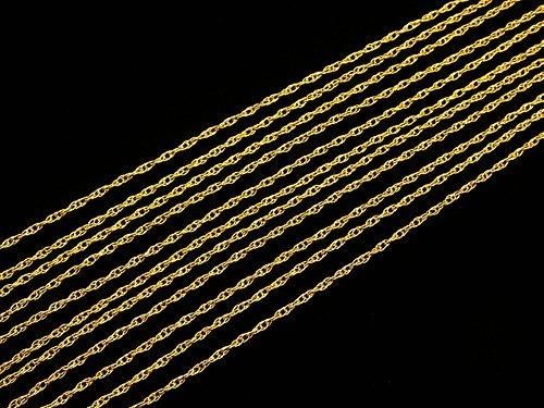14KGF Rope Chain, 0.9mm, 10cm