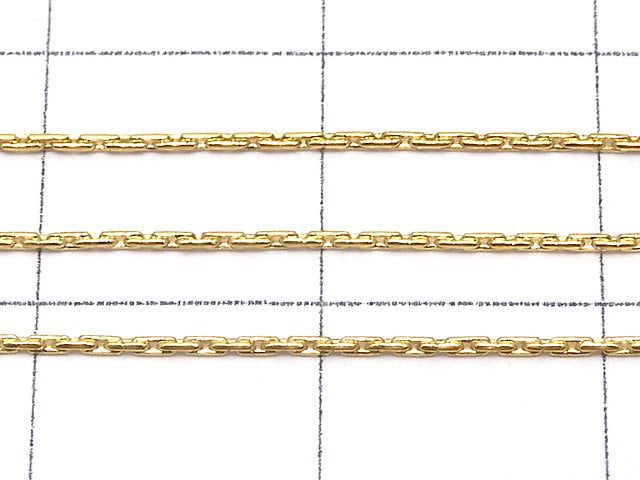 14KGF beading chain 0.6mm 10cm