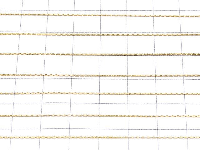 14KGF beading chain 0.6mm 10cm