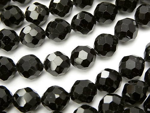 Faceted Round, Tourmaline Gemstone Beads