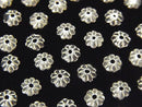 Silver925 Bead Cap 5x5x2mm No coating 10pcs