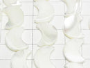 [Video] Mother of Pearl MOP White Crescent Shape 16x14mm 1strand beads (approx. 15 inches/36 cm)