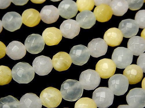 Faceted Round, Mixed Stone Gemstone Beads