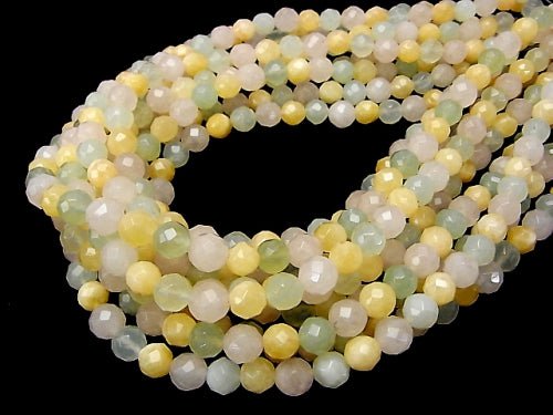 1strand $9.79! Mixed Stone  64Faceted Round 8mm 1strand beads (aprx.15inch/38cm)