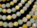 [Video] Mixed Stone  64Faceted Round 10mm half or 1strand beads (aprx.15inch/38cm)