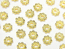 Silver925 Rondelle Daisy 5x5x1.2mm 18KGP 5pcs