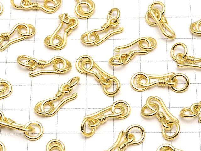 Silver925 U Hook with Jump Ring  18KGP 1pc