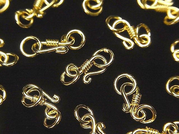 U Hook 9x5mm 18KGP 2pcs with Silver925 Jump Ring
