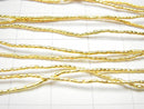 Karen Silver Tube 1x0.8x0.8mm 18KGP 1/4 or 1strand beads (aprx.23inch/58cm)