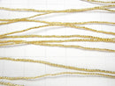 Karen Silver Tube 1x0.8x0.8mm 18KGP 1/4 or 1strand beads (aprx.23inch/58cm)