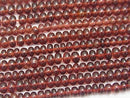 [Video] Mozambique Garnet AAA Rondelle 1strand beads (aprx.14inch / 34cm)
