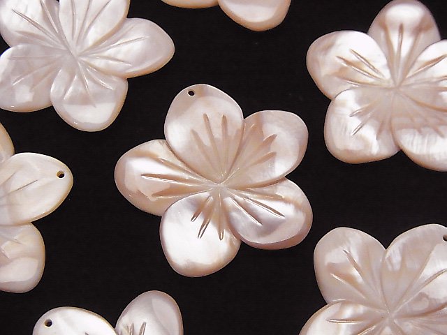 Flower, Mother of Pearl (Shell Beads) Pearl & Shell Beads