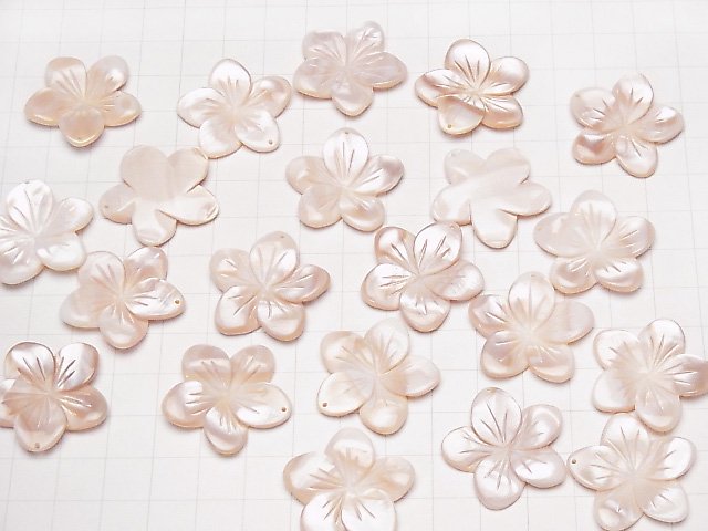 [Video] High Quality Pink Shell AAA Flower 27mm 1pc $5.79