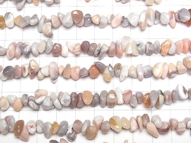 [Video] Pink Botswana Agate Chips (Small Nugget) 1strand beads (aprx.15inch / 36cm)