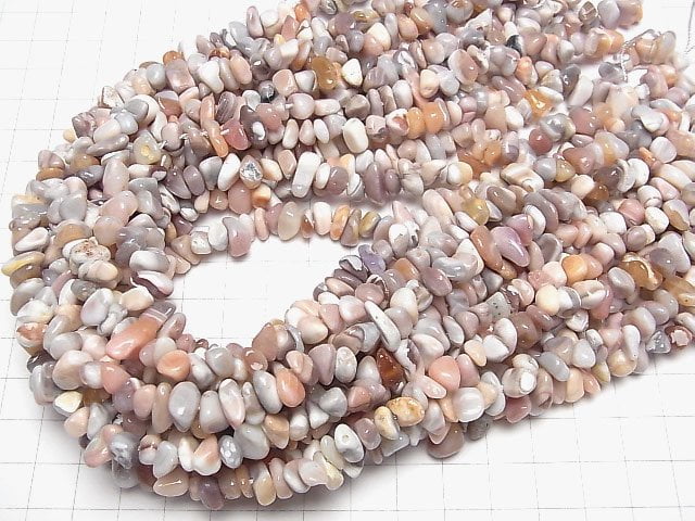 [Video] Pink Botswana Agate Chips (Small Nugget) 1strand beads (aprx.15inch / 36cm)