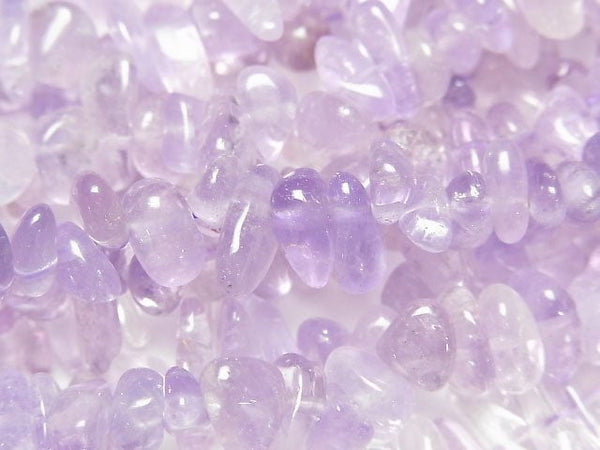 [Video] Lavender Amethyst Chips (Small Nugget) 1strand beads (aprx.34inch / 86cm)