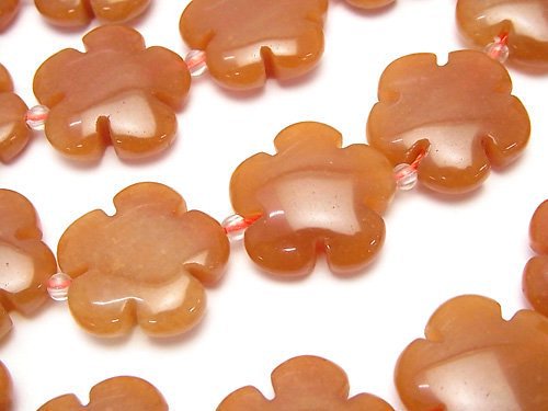 Aventurine, Flower Gemstone Beads