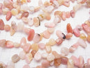 1strand $6.79! Pink Opal AA Flat Nugget Top Side Drilled Hole 1strand beads (aprx.15inch / 37cm)