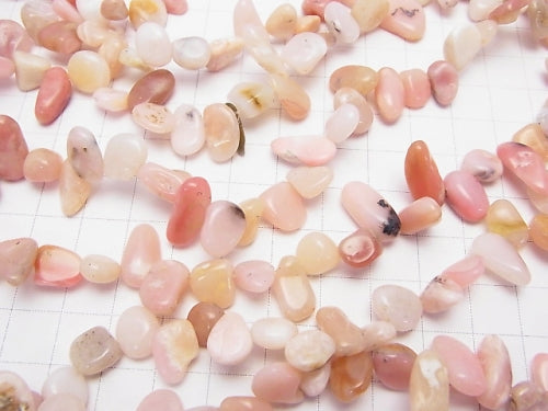 1strand $6.79! Pink Opal AA Flat Nugget Top Side Drilled Hole 1strand beads (aprx.15inch / 37cm)