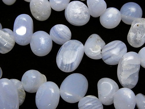 Blue Lace Agate, Nugget Gemstone Beads