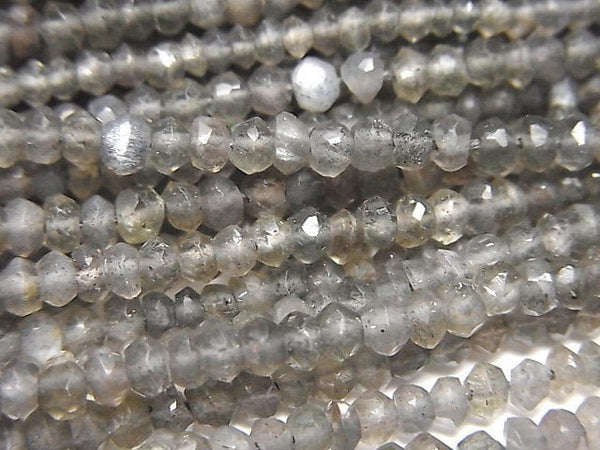 Moonstone, Roundel Gemstone Beads