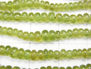 [Video] High Quality Idocrase Vesuvianite AAA Rondelle 1strand beads (aprx.15inch/38cm)