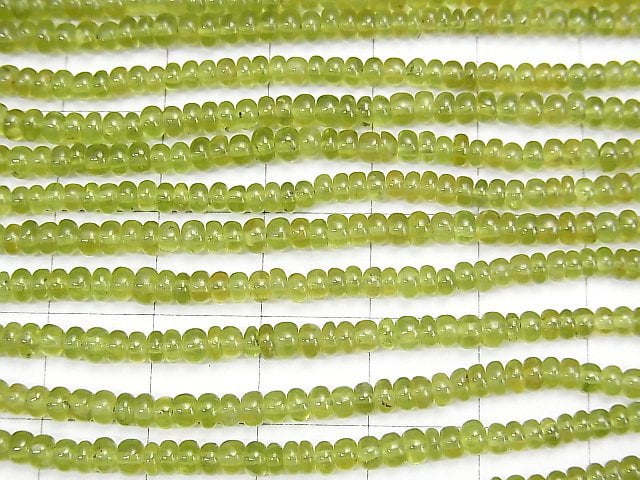 [Video] High Quality Idocrase Vesuvianite AAA Rondelle 1strand beads (aprx.15inch/38cm)