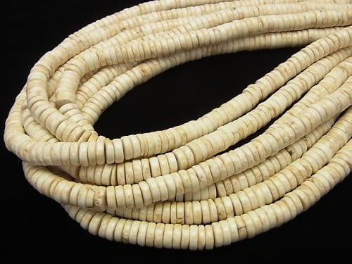 1strand $4.79! Magnesite  Roundel (Tube )8x8x3mm 1strand beads (aprx.15inch/38cm)