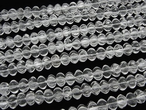 [Video] Crystal AAA - Pumpkin Shape 10 x 10 x 6 mm half or 1 strand beads (aprx.15 inch / 38 cm)