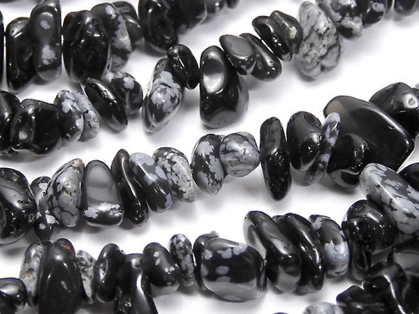 Chips, Obsidian Gemstone Beads