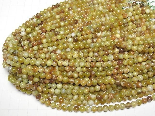 [Video]Serpentine Round 6mm 1strand beads (aprx.15inch/38cm)