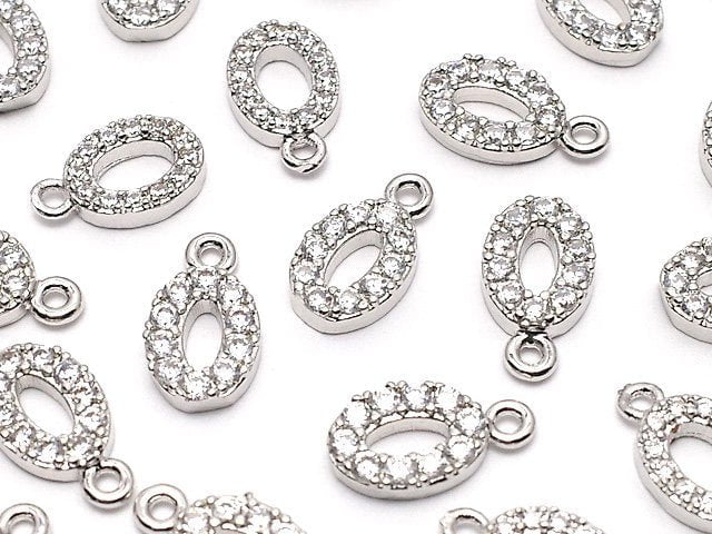 Charm, Findings, Metal parts, Oval Metal Beads & Findings