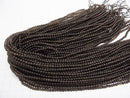 1strand $5.79! Frost Smoky Quartz AAA Round 3mm 1strand beads (aprx.15inch / 38cm)