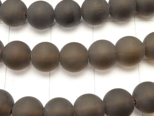 Frosted Smoky Quartz AAA Round 6mm 1strand beads (aprx.15inch/38cm)