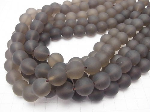 Frost Smoky Quartz AAA Round 14 mm 1/4 or 1strand beads (aprx.15 inch / 38 cm)